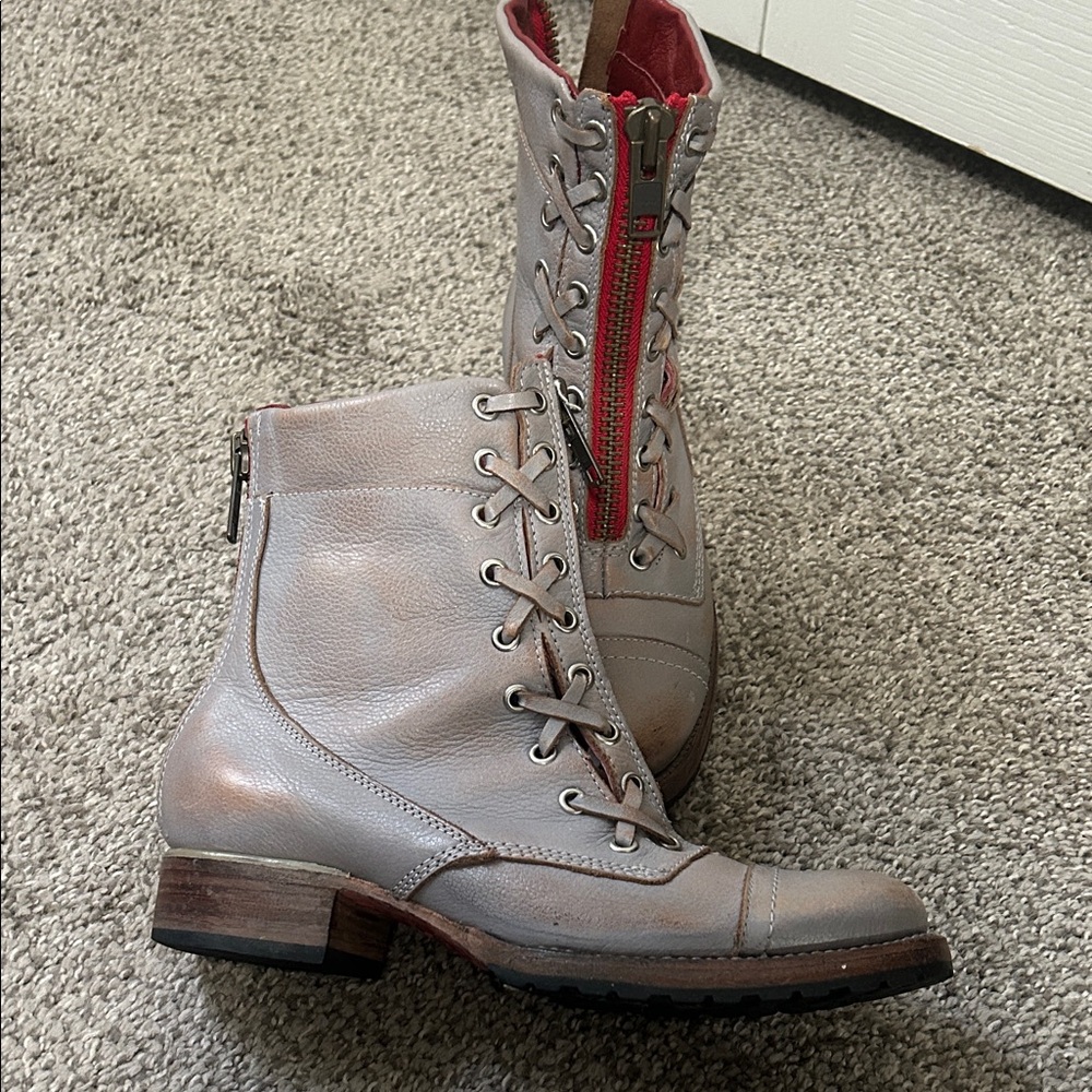Freebird Liverpool boots, Smoke, size 8